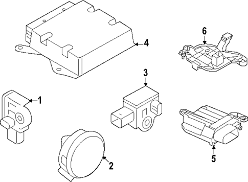 Air Bag Components for 2024 Volkswagen Golf R #1