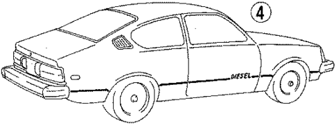 Stripe Tape for 1984 Isuzu I-Mark #2