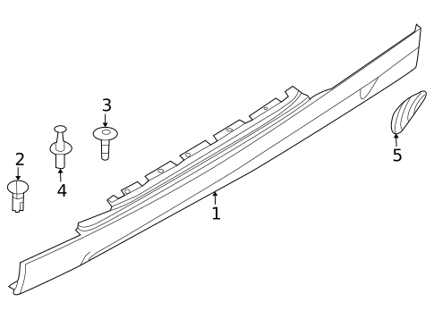Exterior Trim - Pillars for 2011 BMW 128i #3