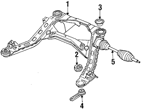 Axle Shaft for 1988 Mazda 929 #0