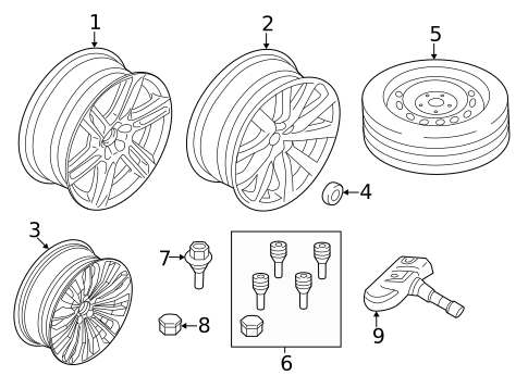 Wheels for 2025 Volvo XC60 #5