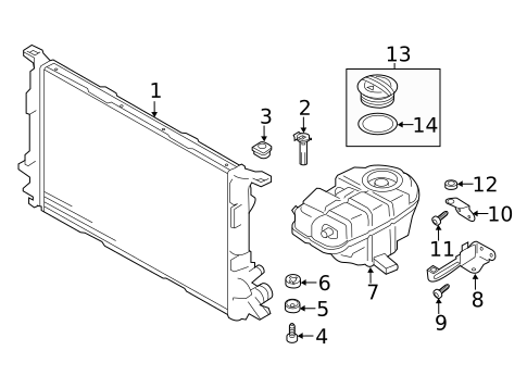 Radiator & Components for 2014 Audi A7 Quattro #1