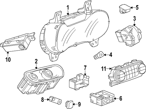 Headlamp Components for 2024 Chevrolet Trax #27