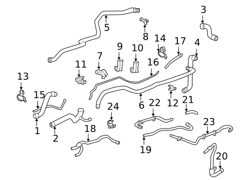 Hoses & Pipes for 1999 Porsche 911 #0