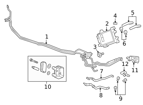 Hoses & Pipes for 2017 Cadillac CT6 #2