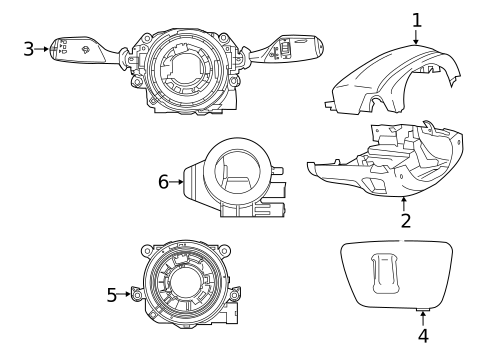 Shroud, Switches & Levers for 2024 BMW M850i xDrive #0