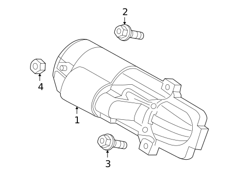 Starter for 2010 Mazda 6 #1