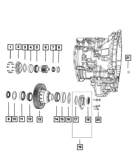 Differential for 2009 Chrysler Sebring #0