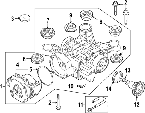 Axle & Differential for 2022 Volkswagen Arteon #0
