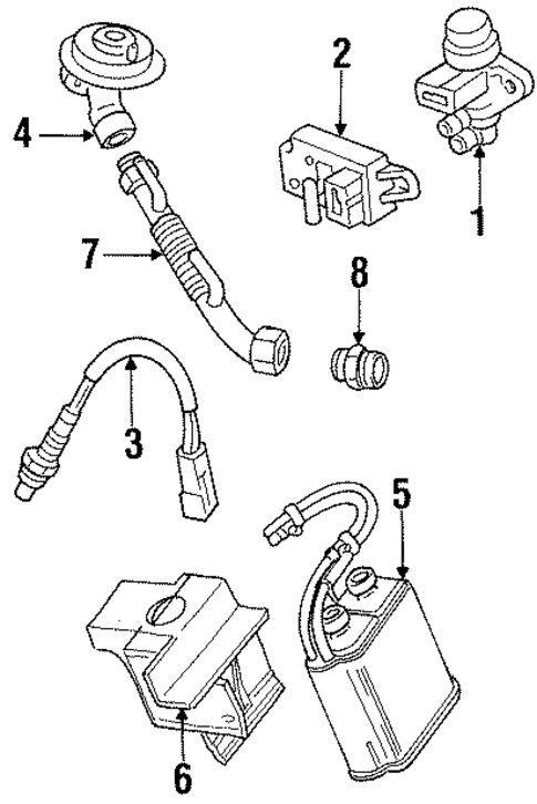 Emission Components for 1996 Mercury Grand Marquis #0