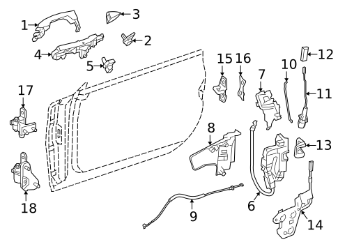 Lock & Hardware for 2016 Mercedes-Benz C 450 AMG® #8