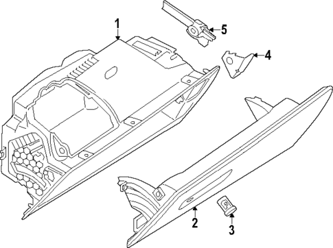 Glove Box for 2023 BMW XM #0