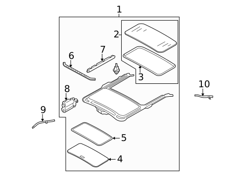 Sunroof for 2010 Ford Focus #1