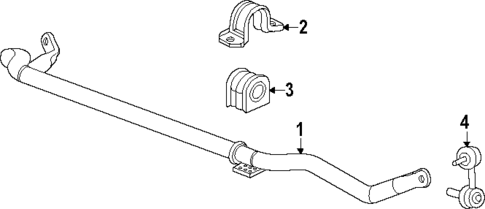 Stabilizer Bar & Components for 2025 Cadillac ESCALADE IQ #1