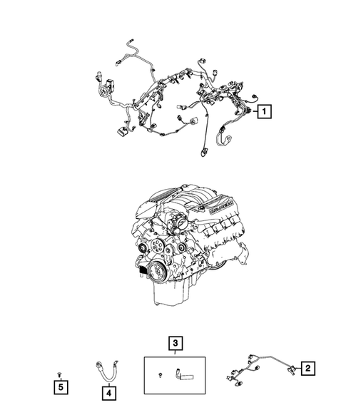 Wiring-Powertrain for 2019 Jeep Grand Cherokee #4