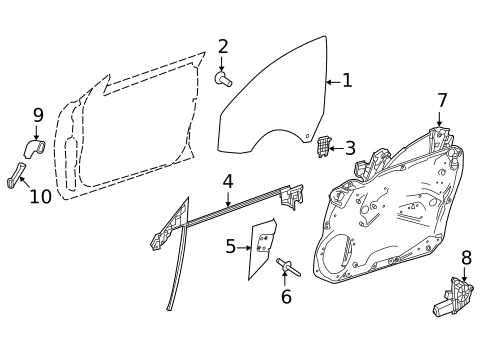 Front Door for 2016 Mercedes-Benz CLS 63 AMG® S #0