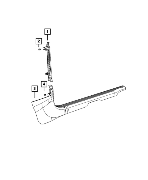 Panels - Moldings - Scuff Plates, Pillar, Cowl, 1/4 Panel Trim and Cargo Covers for 2022 Dodge Challenger #3