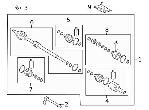 Drive Axles for 2022 Kia Forte #1