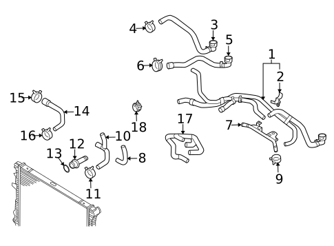 Hoses & Lines for 2010 Audi Q7 #1