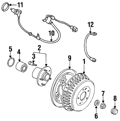 Anti-Lock Brakes for 1993 Nissan Quest #1