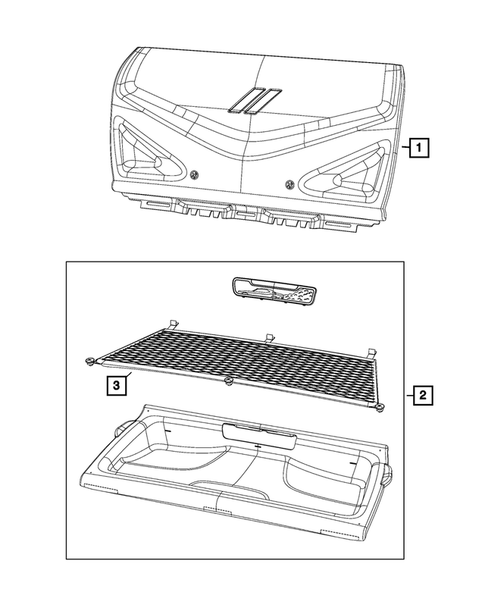 Rear Seats - Second Row Adjusters, Recliners, Shields and Risers for 2022 Dodge Challenger #1