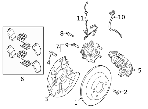 Rear Brakes for 2019 Hyundai Kona #0