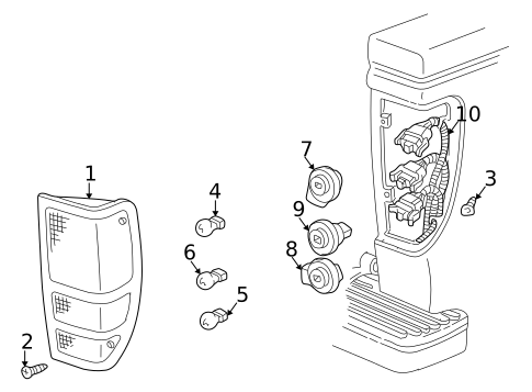 Bulbs - Chassis for 1999 Mazda B4000 #0