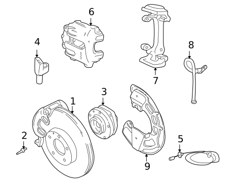 Front Brakes for 2001 Volvo C70 #0