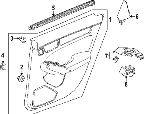Rear Door for 2024 Acura Integra #2