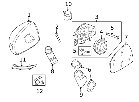 Mirrors for 2015 Audi R8 #0