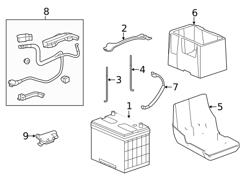 Battery for 2013 Honda Accord #0