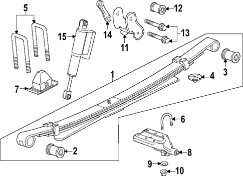 Rear Suspension for 2025 Chevrolet Colorado #0
