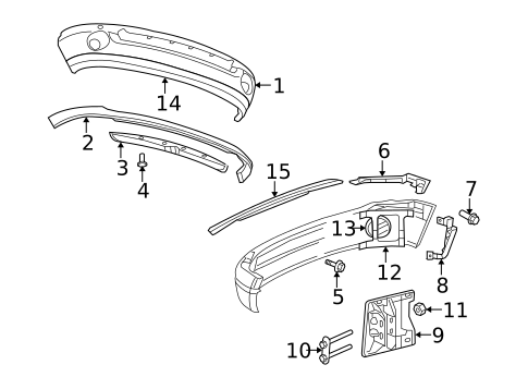 Bumper & Components - Front for 2008 Dodge Ram 1500 #2