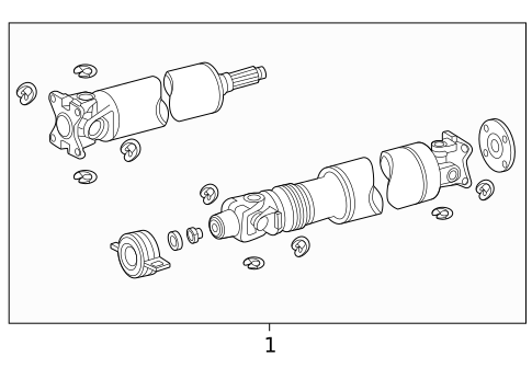Drive Shaft for 2018 Toyota Tundra #1