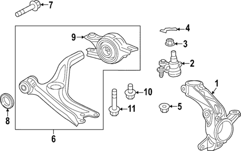 Suspension Components for 2024 Honda HR-V #1