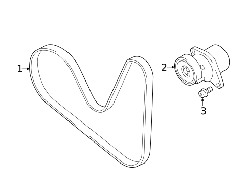 Belts & Pulleys for 2019 Audi A5 Quattro #1