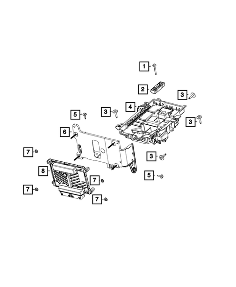 Keys, Modules and Engine Controllers for 2019 Jeep Cherokee #5
