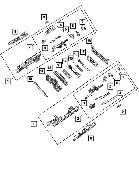 Floor Pans for 2020 Chrysler Pacifica #0