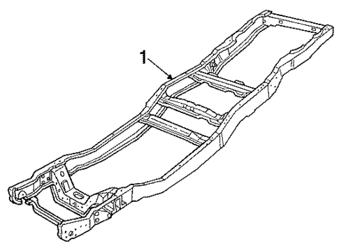 Frame & Components for 1990 Ford F-350 #1