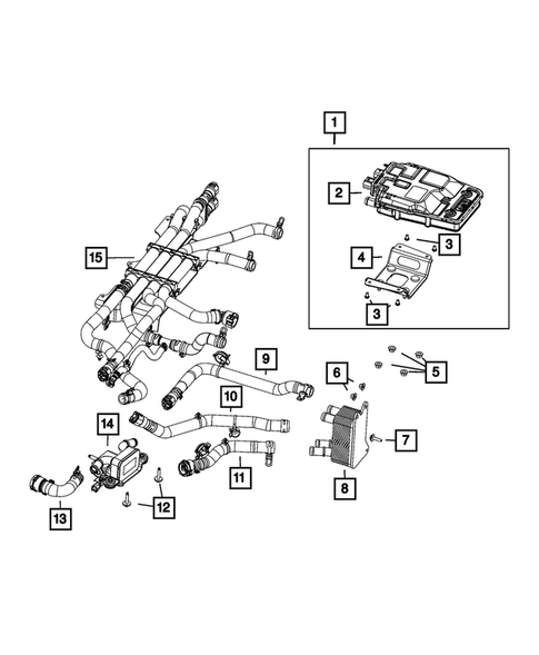 Battery Cooling for 2021 Chrysler Voyager #0