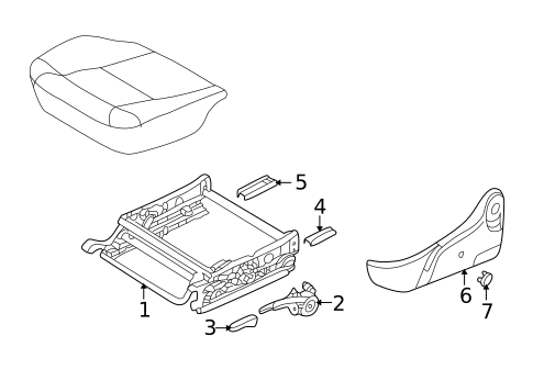 Tracks & Components for 2003 Saab 9-3 #1