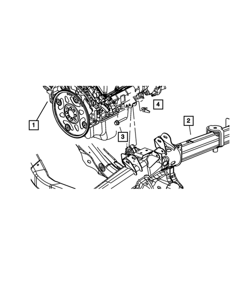 Engine Mounting for 2007 Chrysler Aspen #6