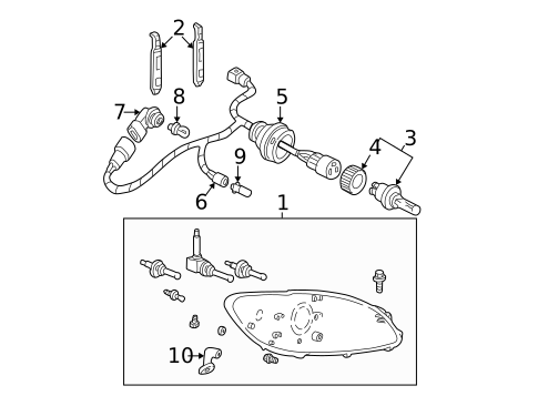 Bulbs - Chassis for 2001 Mercury Sable #1