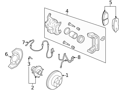 Front Brakes for 2010 INFINITI M45 #0