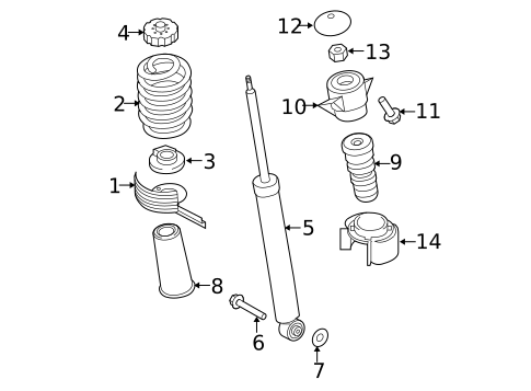 Shocks & Components for 2013 Audi RS5 #0