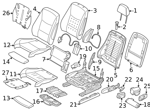 Lumbar Control Seats for 2018 BMW 330i GT xDrive #1