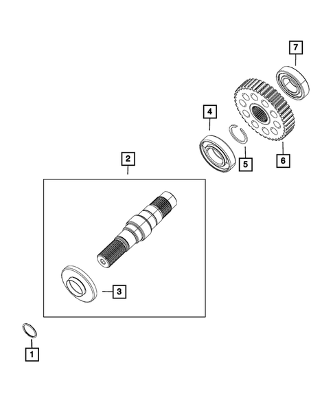 Gear Train for 2024 Ram 1500 #4