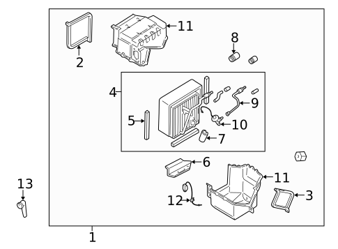 Condenser, Compressor & Lines for 1999 Nissan Altima #1