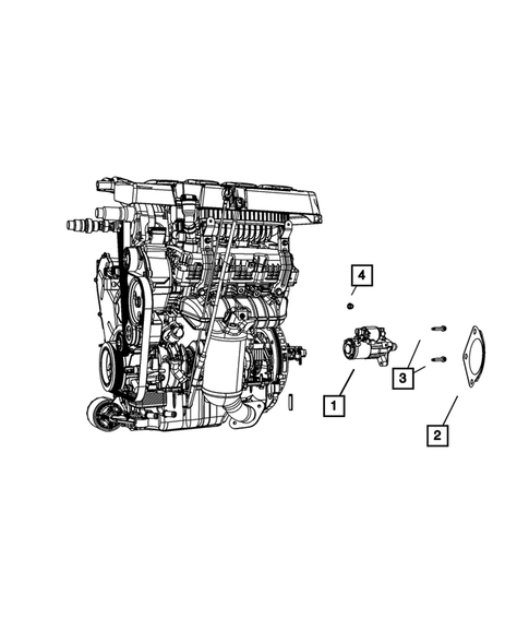 Starters for 2008 Chrysler Town & Country #2