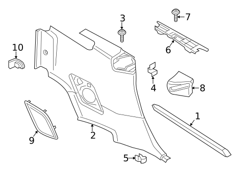 Interior Trim - Quarter Panels for 2023 Porsche 718 Spyder #3
